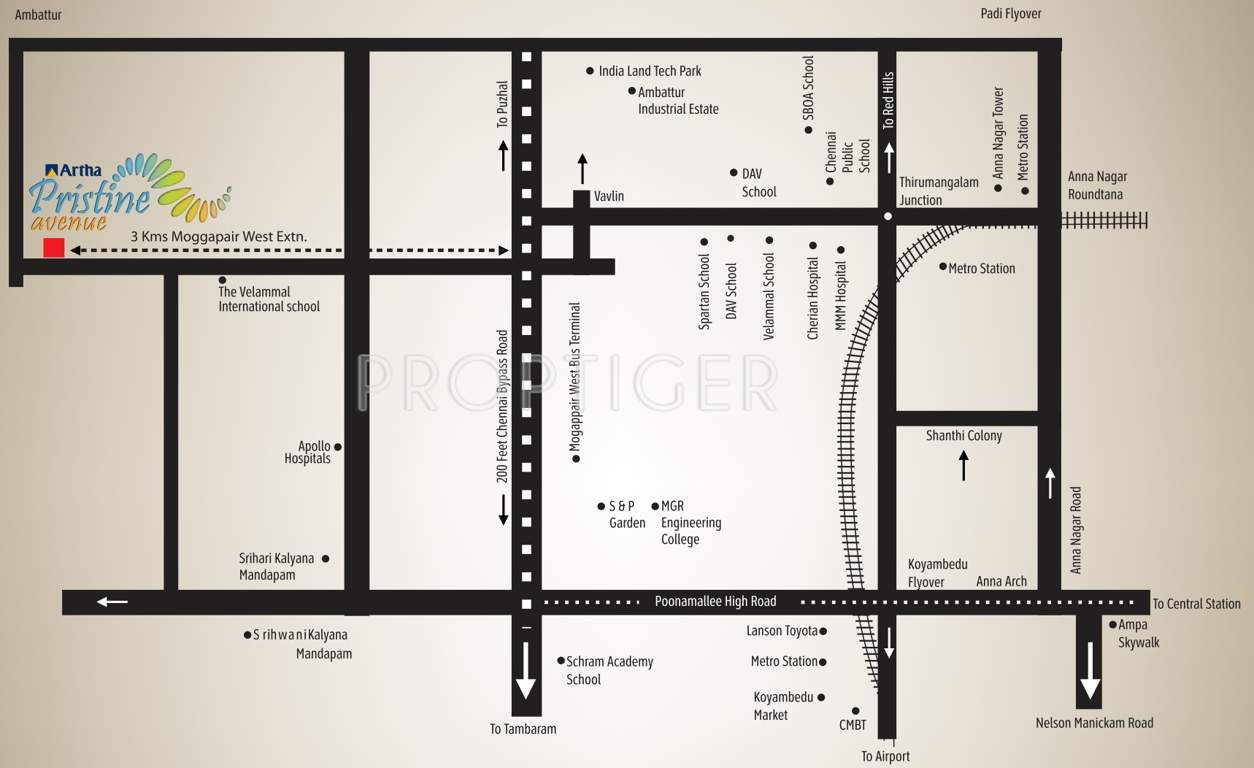 pristine avenue Images for Location Plan of Artha Pristine Avenue