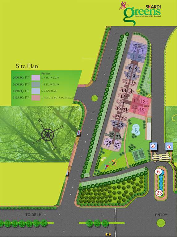 greens Images for Layout Plan of Skardi Greens