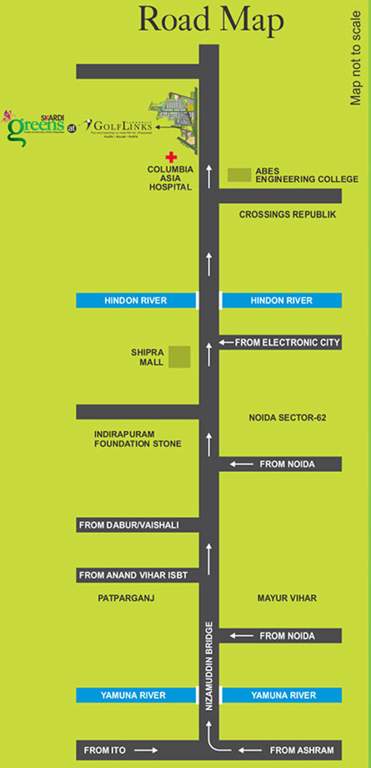 greens Images for Location Plan of Skardi Greens