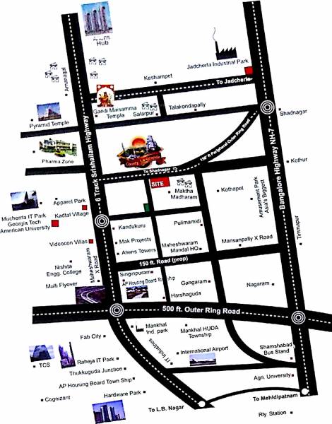 Images for Location Plan of Shashank County Le Grande