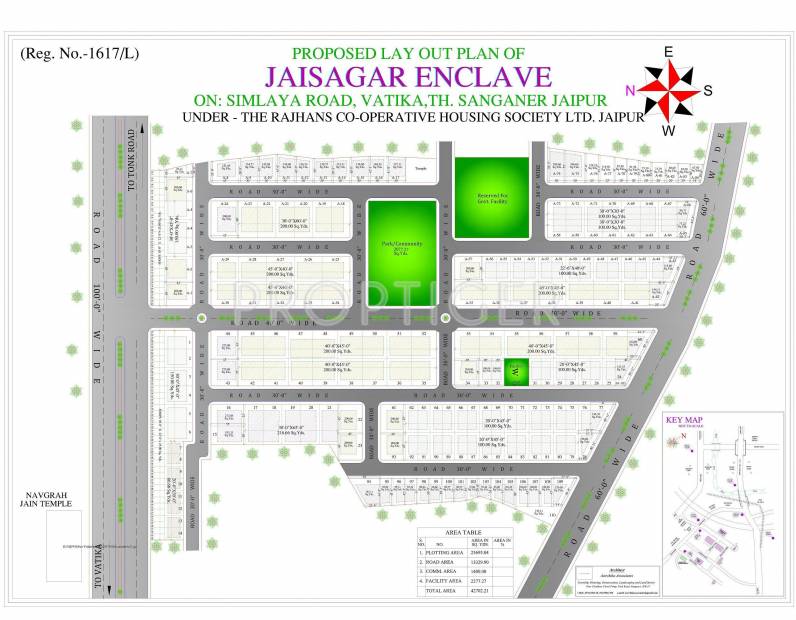 Bahubali Developers Jai Sagar Enclave Layout Plan