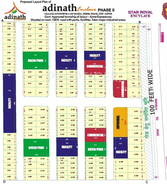 Images for Layout Plan of Bahubali Adinath Enclave Phase II