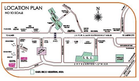 Location Plan Bahubali Developers Adinath Enclave Phase II Location Plan
