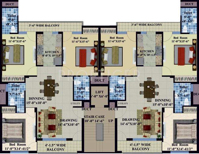 Images for Cluster Plan of Hanumanta Sunshine