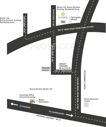 Images for Location Plan of Hanumanta Sunshine Images for Location Plan of Hanumanta Sunshine