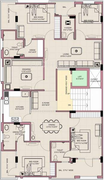 Images for Cluster Plan of Tirupati Eeti Shubh