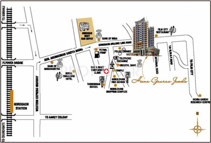 Images for Location Plan of Neha Group Heena Gaurav Jewels