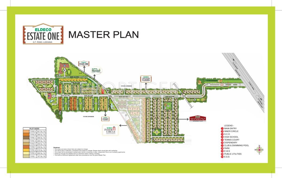 Images for Master Plan of Eldeco Mansionz Villa