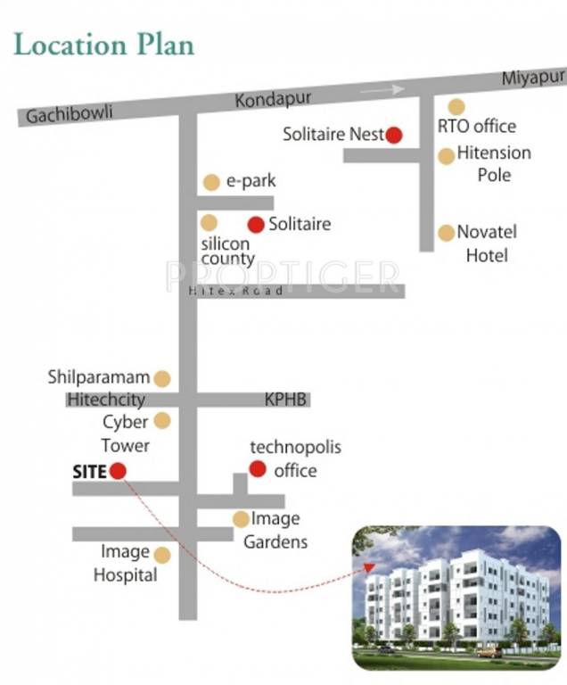 Images for Location Plan of Technopolis Solitaire Harmony