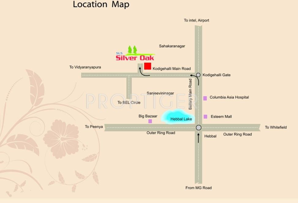 SLS Developers Silver Oak Location Plan