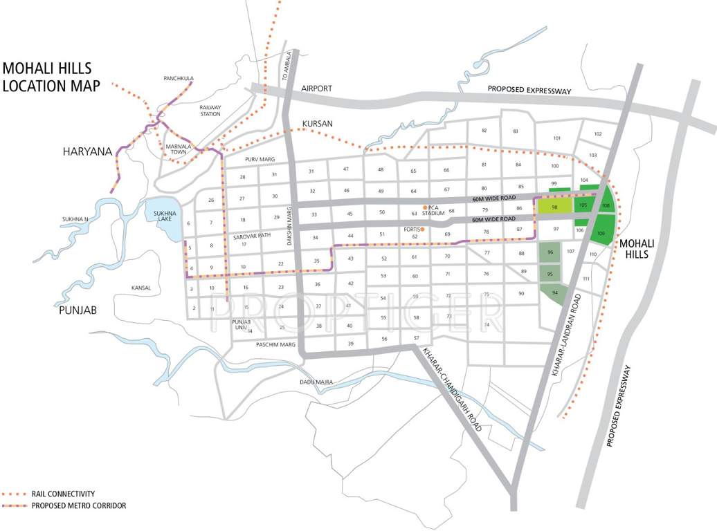 the bungalows Images for Location Plan of Emaar The Bungalows