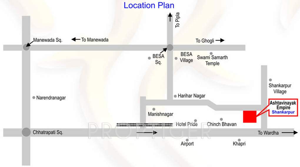  empire Images for Location Plan of Ashtavinayak Empire