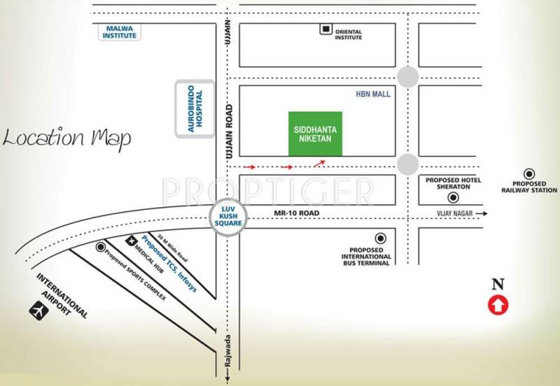 Images for Location Plan of Vastu Siddhanta Niketan