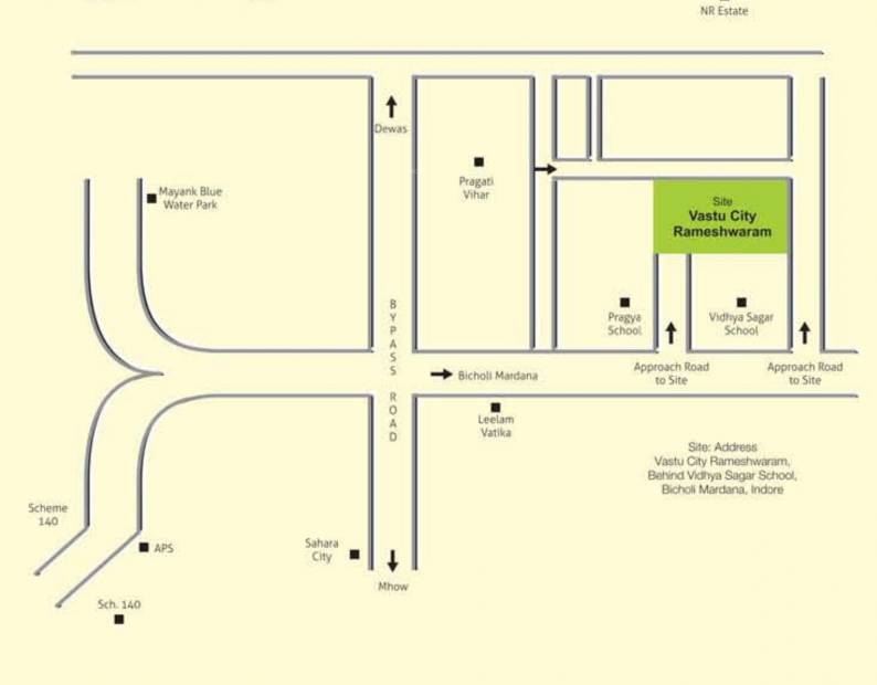 Images for Location Plan of Vastu Rameshwaram City Appartment