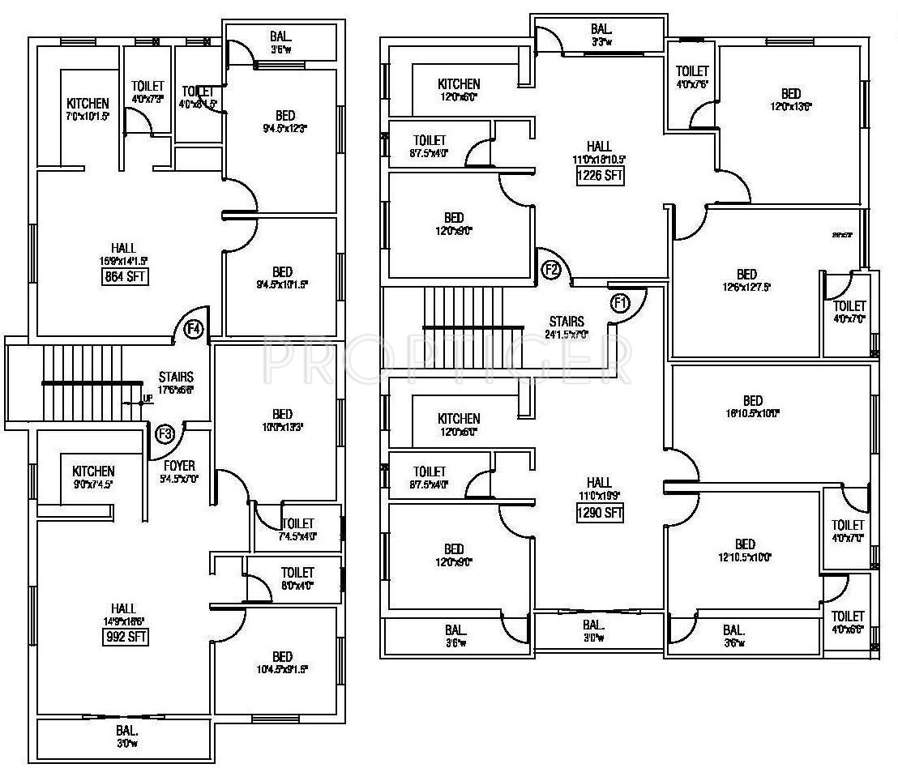 Images for Cluster Plan of Vesta Builders Eesha