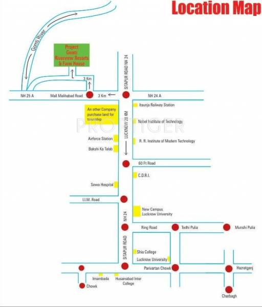 Images for Location Plan of Nilansh Gomti River View