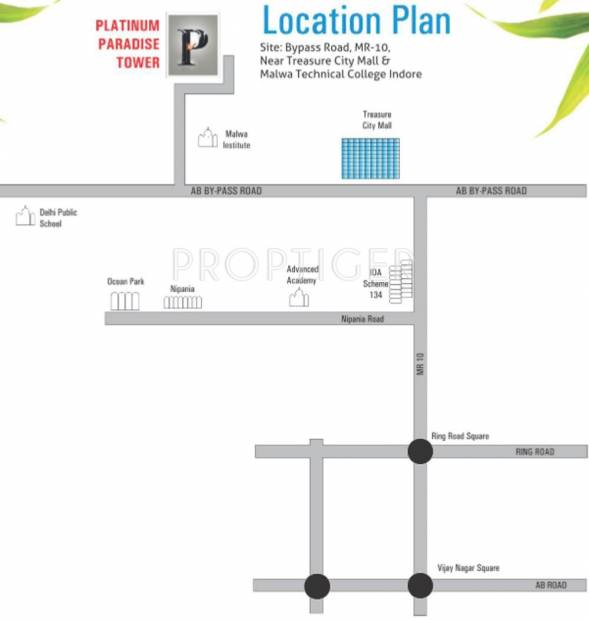 Images for Location Plan of Vastu Platinum Paradise Tower