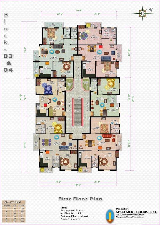 Images for Cluster Plan of Sumeru Puthur City