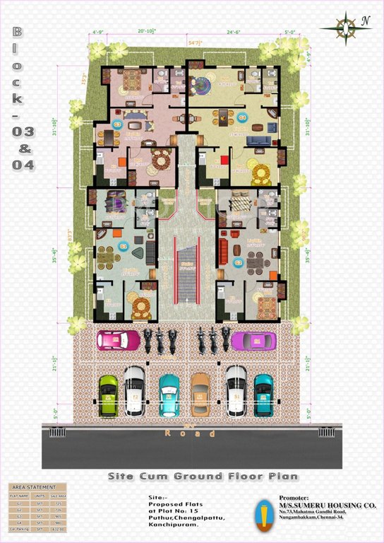 Images for Cluster Plan of Sumeru Puthur City