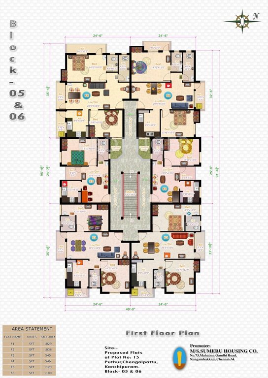 Images for Cluster Plan of Sumeru Puthur City