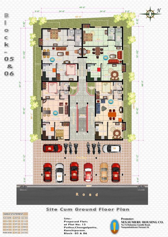 Images for Cluster Plan of Sumeru Puthur City