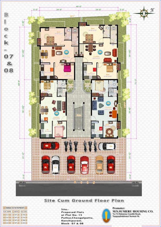 Images for Cluster Plan of Sumeru Puthur City