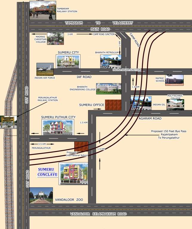  puthur city Images for Location Plan of Sumeru Puthur City