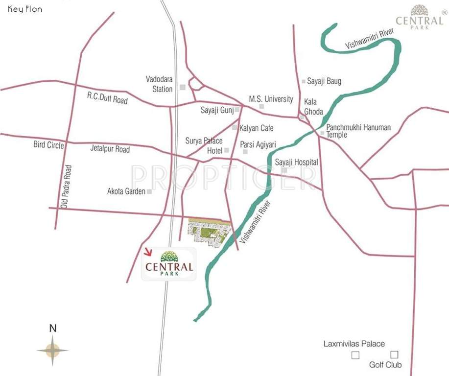  central park Images for Location Plan of Darshanam Central Park