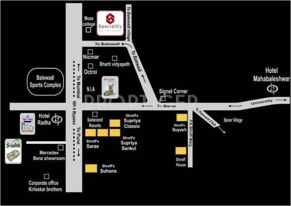 Images for Location Plan of Shroff Supriya Classic