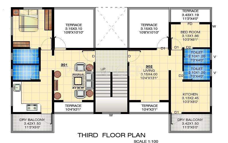 Images for Cluster Plan of Moraya Associates Vineet Plaza