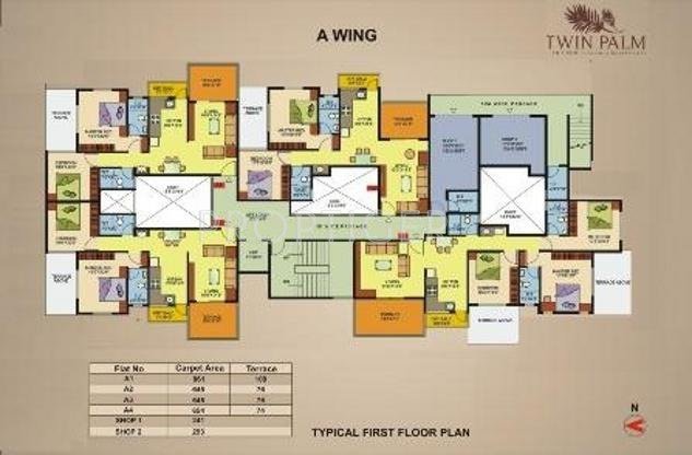 Images for Cluster Plan of Lanke Birje Associates Twin Palms