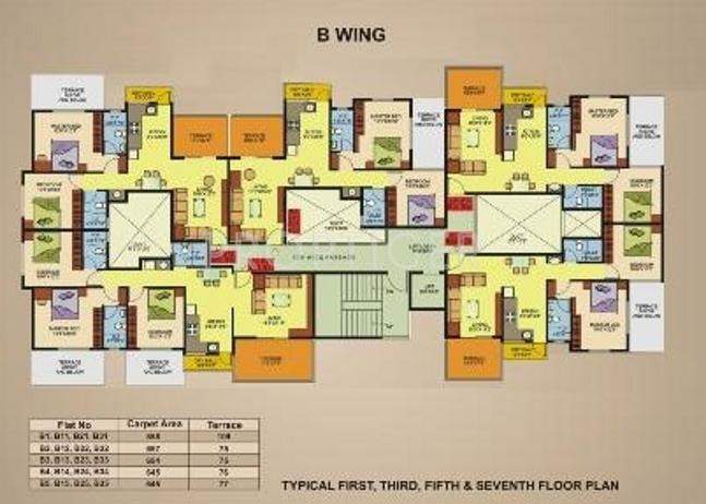 Images for Cluster Plan of Lanke Birje Associates Twin Palms