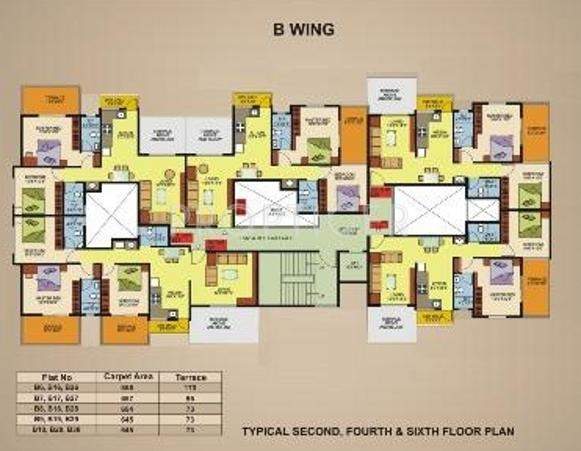 Images for Cluster Plan of Lanke Birje Associates Twin Palms