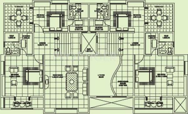 Images for Cluster Plan of Lanke Birje Associates Basil II