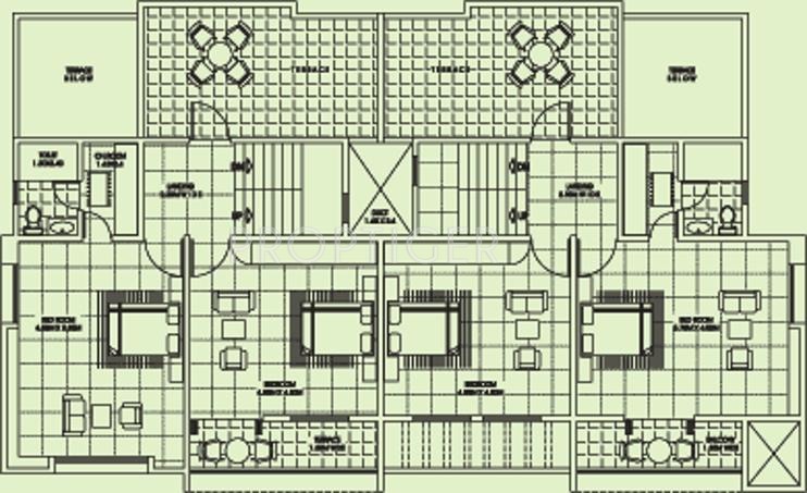 Images for Cluster Plan of Lanke Birje Associates Basil II
