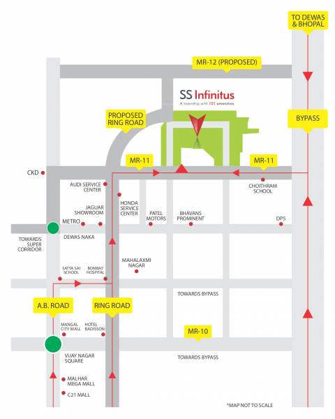  infinitus-apartments Location Plan