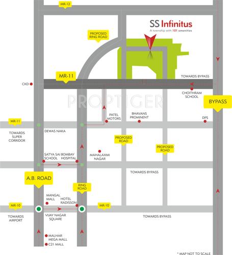  infinitus-villa Images for Location Plan of SS Infinitus Villa