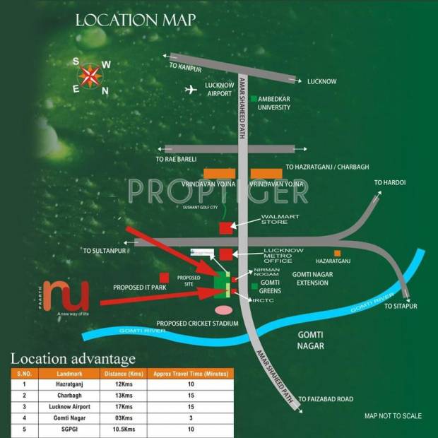  nu Images for Location Plan of Paarth NU