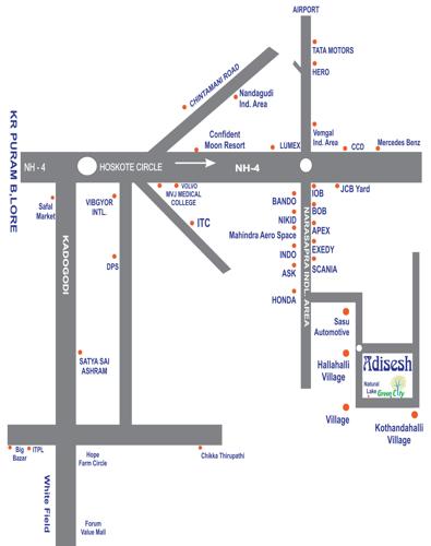  green-city Images for Location Plan of Adisesh Projects Green City