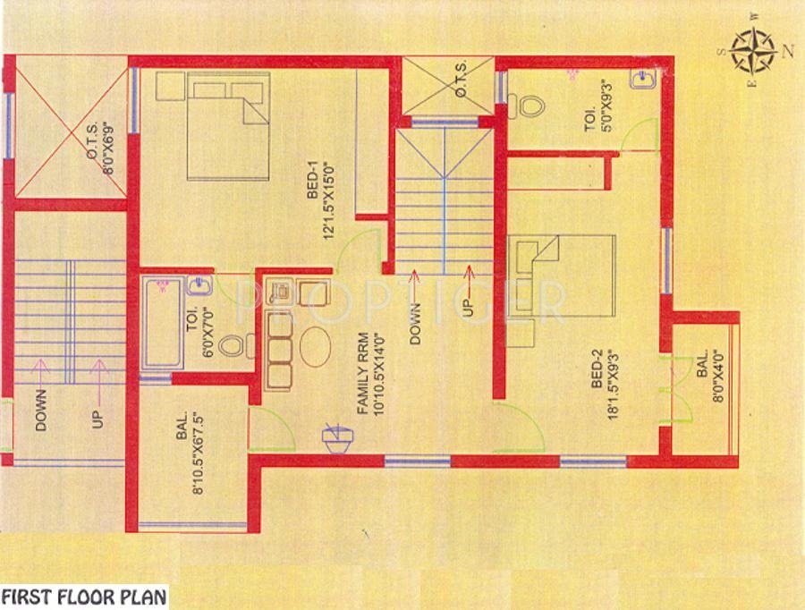 Images for Cluster Plan of Annai Ram Nagar Apartments