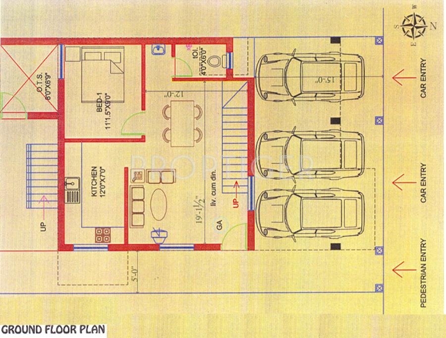 Images for Cluster Plan of Annai Ram Nagar Apartments