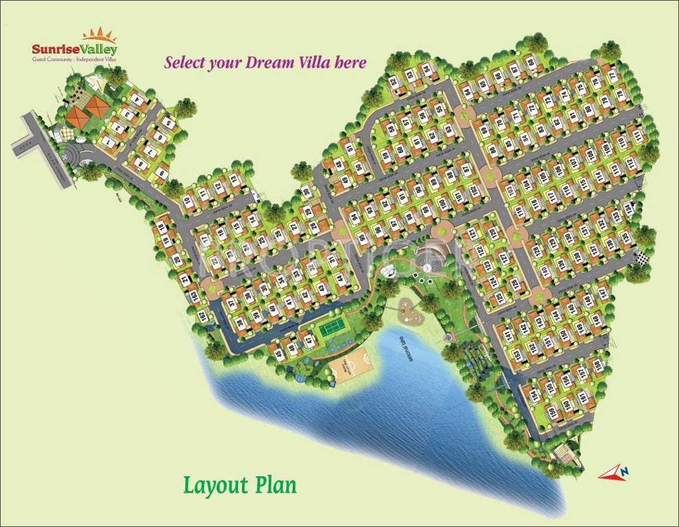 valley Images for Layout Plan of Sunrise Valley