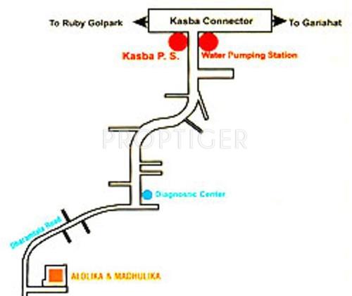 BGA Realtors Aloloka Madhulika Location Plan