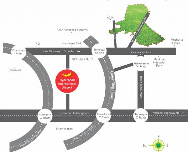 Images for Location Plan of Ramky Gardenia Grove Villas