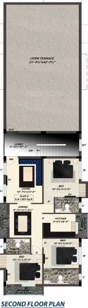 Images for Cluster Plan of Golden Boulevard Apartment