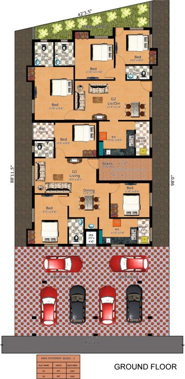Images for Cluster Plan of Sumeru Bhavan