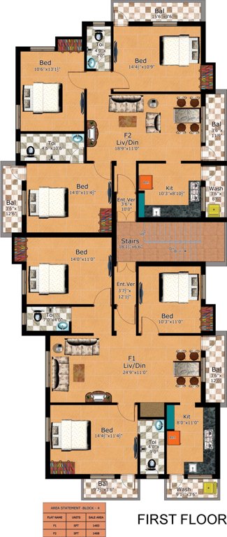 Images for Cluster Plan of Sumeru Bhavan