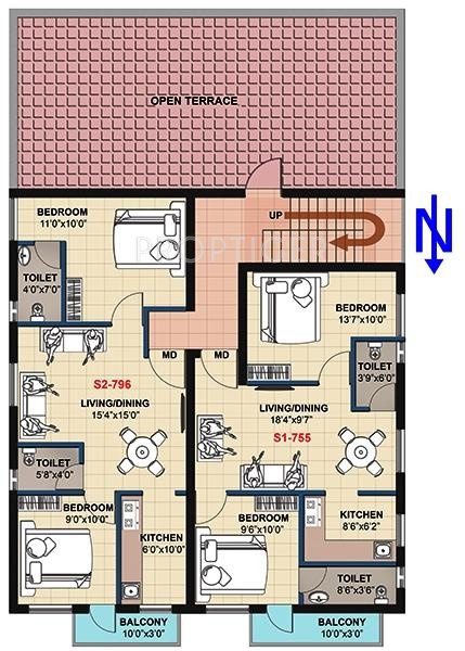 silver bloom Block A Cluster Plan