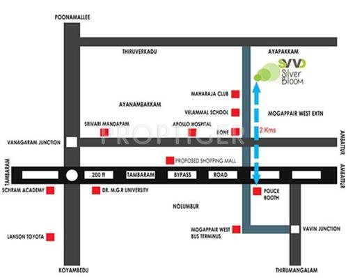  silver-bloom Images for Location Plan of SVVD Green Housing Silver Bloom