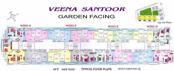 Images for Cluster Plan of Veena Santoor Images for Cluster Plan of Veena Santoor